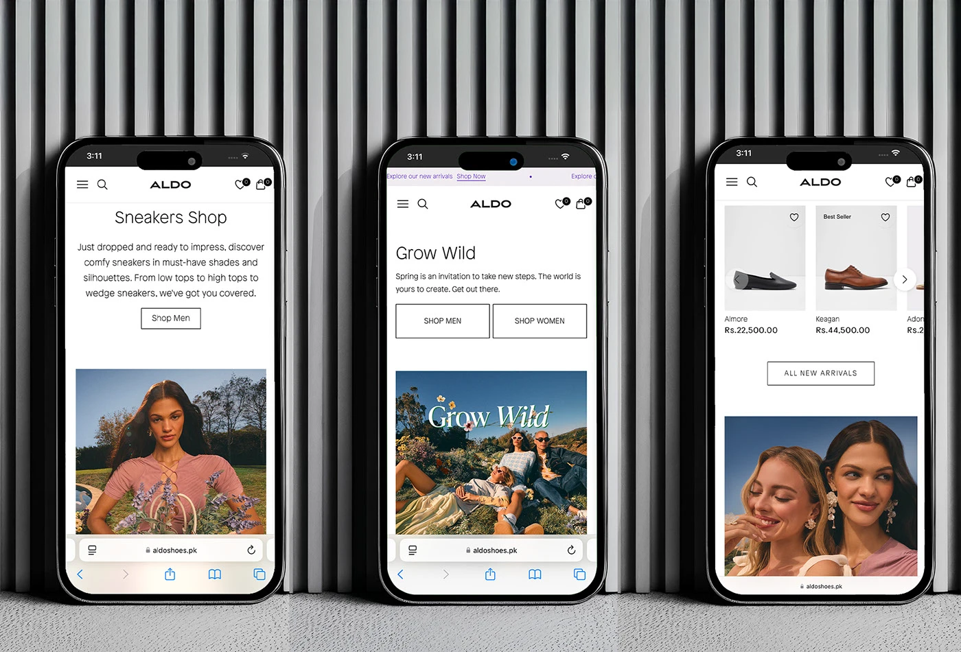 Marketing Eden developed a sleek and high-performance eCommerce platform for ALDO Pakistan, delivering a seamless shopping experience with modern UI and responsive design. The website reflects ALDO’s premium global identity while ensuring speed, usability, and scalability.