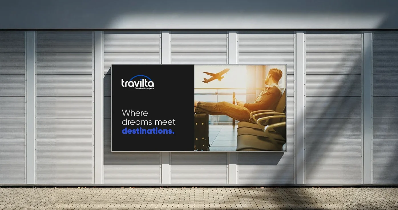 Marketing Eden translated this vision into a refined brand presence that feels intelligent, modern, and user-focused. The result is a cohesive branding system that supports Travilta’s mission of helping travelers save time, effort, and money while traveling smarter and with purpose.